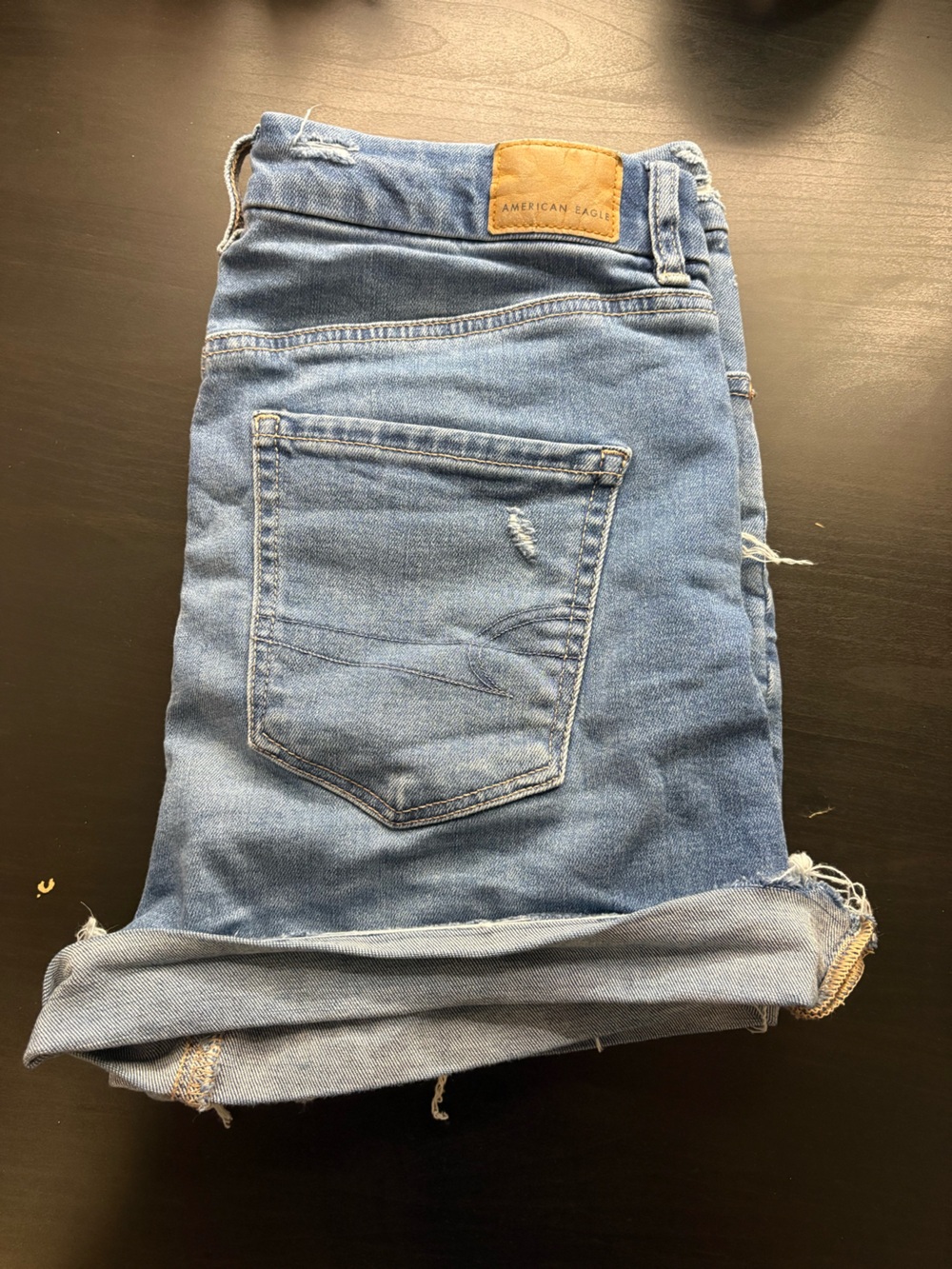 Super Stretch Light Blue Womenβs Curvy Hi-Rise Shortie